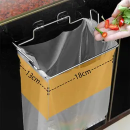 Kök förvaring papperskorgen skåp dörr sopor påsar hållare rostfritt stål garderob leveranser