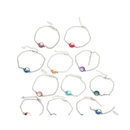 Arti E Mestieri Moda Acciaio Inossidabile 12Mm Sirena Scala Fascino Druzy Resina Pesce Bracciale Donna Donna Accessori Gioielli Goccia Del Dhqti