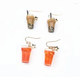 Dangle Earrings Creative Unique Drop Women Bubble Tea Earring