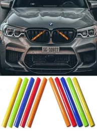 Bilfrontgrilllogotyp Badge Emblem Tube Strips Case Cover för BMW F30 F31 F32 F33 F36 F44 F45 F46 F20 F21 F22 G30 G32 G11 G12 M SPO9219724
