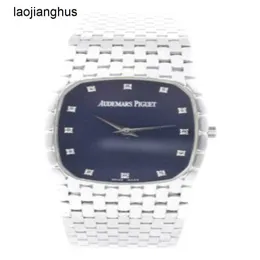 Luxury Audemar Pigue Watch Audemar Pigue Women #039;s Navy Diamond Watch 14579bcg.1116bc01 with Boxpapers
