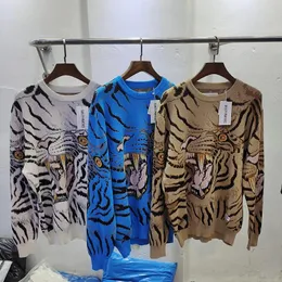 Herrenpullover WACKO MARIA SWEATER1:1 Premium Tiger Totem Extra großer Strickpullover Herren Japan Style H