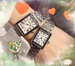 Popular Iced Out Fashion Lovers Lady Watches Casual bee square roman tank skeleton women clock Premium Quartz Movement waterproof super bright Wristwatches gifts