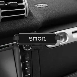 DHgate Car Holder Gravity Phone Mount for Smart 451 Fortwo 2024 GPS Navigation Screen Clip Bracket Cellphone Stand Gray Wireless Charging Support for Smart 451 Fortwo Accessory Automobiles Motorcy...