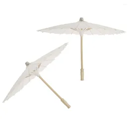 Paraplyer paraply papper parasol kinesisk diy bröllop målning olja vita orientaliska rekvisita po dansa brud barn dekorativa japanska