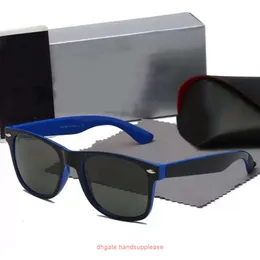 2023 نظارة شمسية للنساء الرجال المعدني إطار العدسة الزجاجية التي تقود نظارات السفر في الهواء الطلق مصمم فاخرة نظارة شمسية UV400