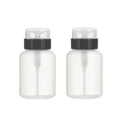 Push Down Empty Lockable Pump Dispenser Bottle for Nail Polish and Makeup Remover200ml68ozBlack Top Cap7649225