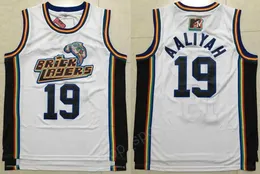 1996 MTV Rock n Jock 19 Aaliyah Bricklayers Jersey