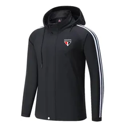 Sao Paulo FC Men's jackets warm leisure jackets in autumn and winter outdoor sports hooded casual sports shirts men and women Full zipper jackets
