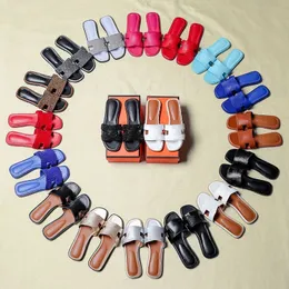2023 Women Designer Brand Slippers Outdoor Casual Sandals Summer Classic Brand Beach Cork Slippers Casual Sandals