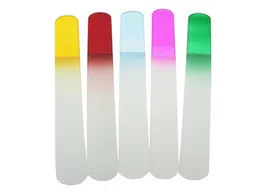 10pcs Color Glass Nail Files Crystal Buffer paznokci 77quot 195CMNF0194777540