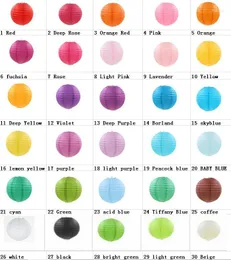 Christmas Decorations 32 Colors Available 8 Inch(20cm) White Chinese Round Paper Lantern Ball 2pcs/lot Hanging Wedding Party