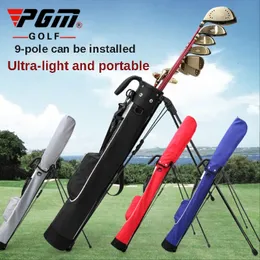 Golftaschen PGM Leichte wasserdichte Golftasche Tragbare Golfständer-Tragetasche Golfschlägertasche mit Halterung Gun Rack Bags QIAB015 231102