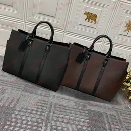 Tygväskan Cool Practical stor kapacitet handväska lyxig äkta läderväska macrame tryckt totes designer lång handtag ryggsäck