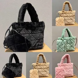 Luxurys Nuova borsa firmata Donna inverno Borse a tracolla in velluto Borsa a tracolla Portafoglio a tracolla Borse femminili Borse per la spesa ad alta capacità Opzioni di stile colore Borsa da sera in peluche