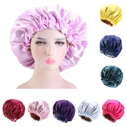 20 Styles Momme Silk Night Cap Hårhuven Sov Silk Sleep Hat For Women Hair Care