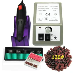 Professional Electric Nail Drill Machine Set Nail Art File 36 Bits 120quot Sanding Band Acrylic Nail Art Equipment Tool Cutter k4277912