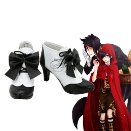 CatSuit Costumes Anime Black Butler Little Red Riding Hood Ciel Phantomhive Cosplay Shoes Custom Made Made