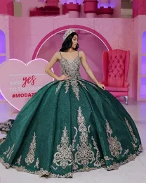 أخضر ثوب الكرة الحبيبة فستان quinceanera فستان حفلة موسيقية للفتاة فتيات التخرج ثياب حفلة عيد ميلاد Vestido de 15 Anos