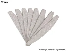 100pcLlot Manicure Sanding Plik paznokci Bufory 100180 Narzędzia do szarych papieru ściernego 100100 Plastic Emery Boards Lixa de UnhA2135189