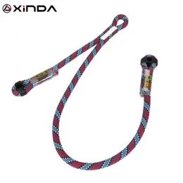 Climbing Ropes Xinda Rock Climbing Supplies High Altitude Anti Fall Off Protective Safety Belt Cowstail Rope High Strength Wearable Sling 231102