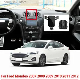 Bilhållare Biltillbehör Mobiltelefoninnehavare för Ford Mondeo 2007 2008 2008 2012 2012 2012 Gravity Navigation Special Bracket GPS Support Q231104