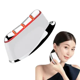 Face Care Devices Red Light Skin Rejuvenation Firming Micro current Beauty Instrument Vibration Massage Lift Neck Body Scraping Portable Mini 231102