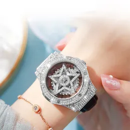 Homens de moda, homens assistem com mostrador rotativo de 40 mm de couro diamante unissex ladies designers relógios de pulso para mulheres presentes de Natal do Dia dos Namorados da Lady Lady