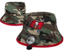 Nuovo Designer Inghilterra Tampa Bay Cappelli a secchiello Camo Donna Barile Basket Baseball Pescatore Avaro Benne da calcio Uomo Berretto da sole Berretti a botte