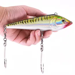 Przynęty przynęty metalowe 16 cm 125G Wibracje zabójcy duże tonące grzechotanie z żelazną płytką bez ustalenia Artficial Swiaithard Wobbler Fishing Tackl 230331