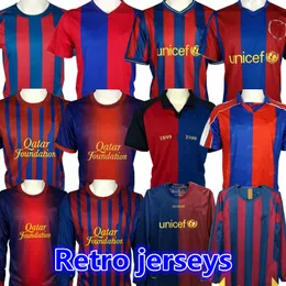 1899 1999 Barcelona Retro soccer jerseys 96 97 07 08 09 10 11 XAVI RONALDINHO RONALDO RIVALDO GUARDIOLA Iniesta finals classic maillo long sleeves football shirt