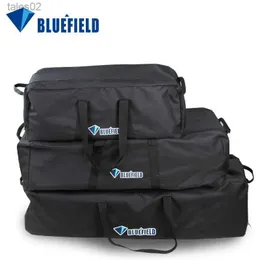Backpacking Paketleri Bluefield 55/80/100/150L Katlanabilir Büyük Duffel Torba Seyahat Bagaj Depolama Çantası Ev Sporları İçin Spor Salonu Fitness Bisiklet Kamp Yürüyüş YQ231103