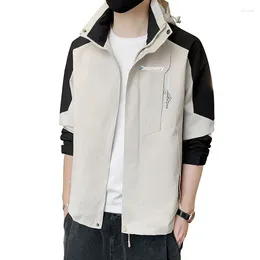 Men's Jackets 2023 Men Bomber Jacket Fashion Spring And Autumn Pilot Custom Logo Solid Coat Casual Chic Windbreaker