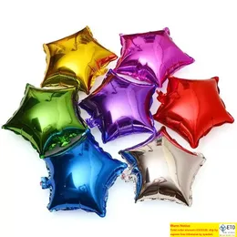 UPS 18 inch star aluminum film balloon wedding party decoration colorfull inflatable balloon foil balloon