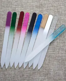 55 Quot Glass Nail Files Trwałość kryształowej pliku paznokci Bufor paznokci do 10 kolorów NF014 Drop 4430746