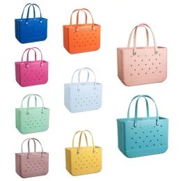 أعلى مقبض BOGG BOGG PVC PVC Beach Bag Shop Luxury Tote Women's Clutch Designer Counter Basket Facs Forme Handbag Fashion Mens Hobo Sunshine Bag Bag Bag Bag