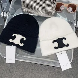 Caps hat Channel Classic Knitted Hat Beanie Cap Designer Women's Rabbit Hair Hats Official Website Synchronized Men and Women Thickened for Warmth20