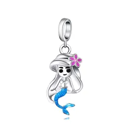 Artes e artesanato Fábrica original S925 SERLING SIER DRIP OBRIMENTO MERMAID String Beds Bracelet Charms Diy Acessórios de jóias Drop dell Dhlja