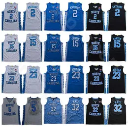 Cole Anthony College Jerseys 2 كرة السلة North Carolina Tar Heels University Vince Carter 15 Nassir Little 5 Luke Maye 32 Blue Whith Black