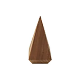 Stojak na biżuterię H9ED Natural Wood Cone Pierścienie uchwyt palec róg magazynowy wyświetlacz organizator opakowanie dostawa dhgarden dh56j