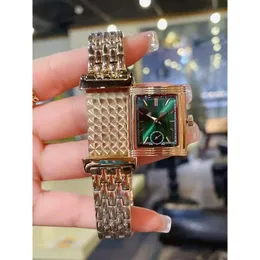 비싼 여성 새로운 시계 2023 Reversos와 함께 Watch Watch Box 504L Sapphire Leather Strap Superb Swiss Quartz Uhren Lady Monter Jger Luxe