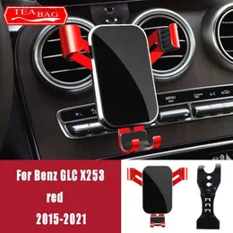 Suporte para carro Suporte para telefone móvel para Mercedes Benz Classe C W205 W206 GLC X253 2015-2022 GPS Suporte de navegação por gravidade Acessórios Q231104