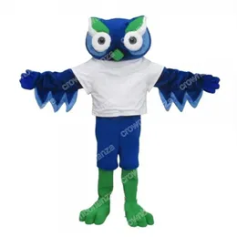 Super fofo coruja mascote trajes halloween personagem dos desenhos animados roupa terno natal festa ao ar livre roupa unisex roupas de publicidade promocional