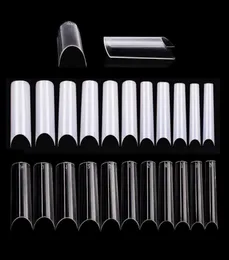 550 pcsbag false nail tips c curved full cover fill cover fake nail tip透明自然neals diy salon manicure supply3863345