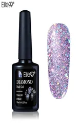 10 ml Diamentowy żel do paznokci Glitter LED UV Manicure Manicure błyszczące cekiny zanurzone z żelowego lakieru do paznokci Vernis Półprzepustny gellak7247655