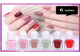 6pcsset Peel Off Nail Polish Water Based Liquid Pretty Long Lasting Nail Gel Waterproof Quick Dry Matte Glitter Color Changing3933824