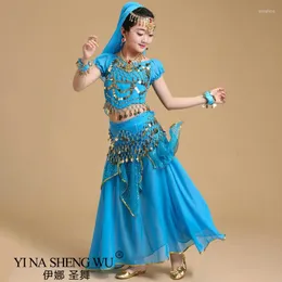 Stage Wear Child&Adult Belly Dance Costume Kids Dress Child Bollywood Costumes For Girl Performance 6 Colors