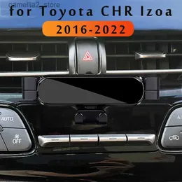 Supporto per auto Supporto per telefono per auto per Toyota C-HR CHR Izoa 2021 2022 Car Styling Staffa Supporto GPS Supporto girevole Accessori mobili Q231104