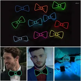 Party Supplies LED Light Up Bow Tie For Christmas Wedding Birthday Event Gifts Night Club Bar KTV Dance Bowtie