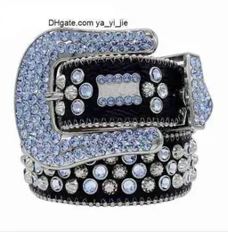 Bb Riem 2022 Designer Simon Riemen voor Mannen Vrouwen Glanzende diamanten riem wit cintura uomo boosluxurygoods 1030 152915306